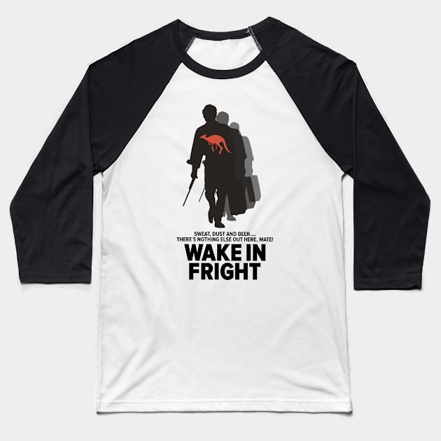 Wake in Fright - by Ted Kotcheff Baseball T-Shirt by Boogosh